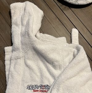 Youth Aqua Tots Logo Swim Robe Towel Youth S/M